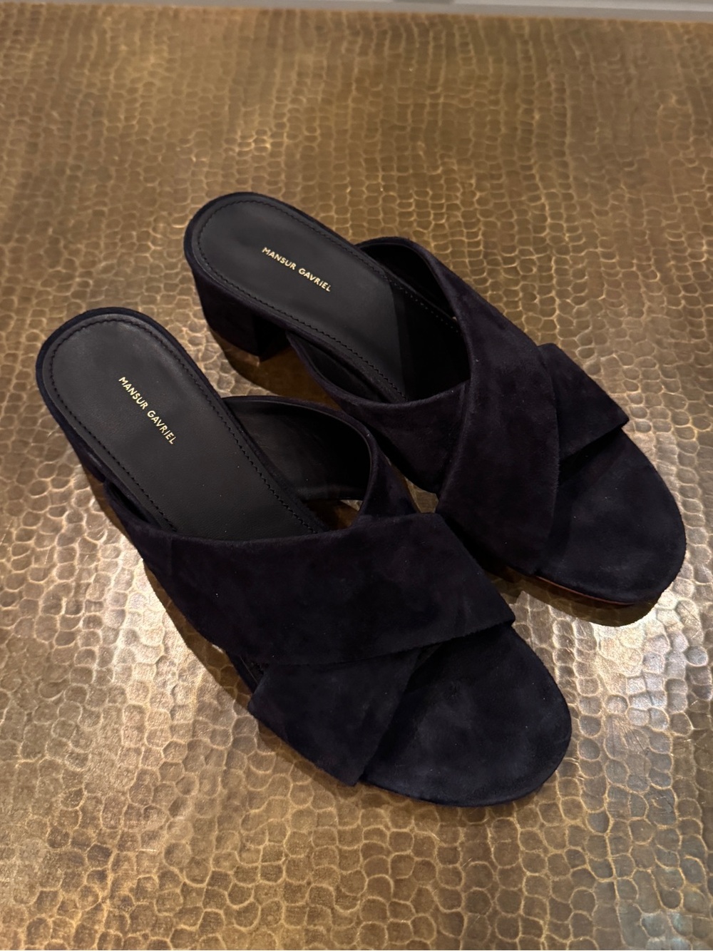 Mansur Gavriel Suede Sandals